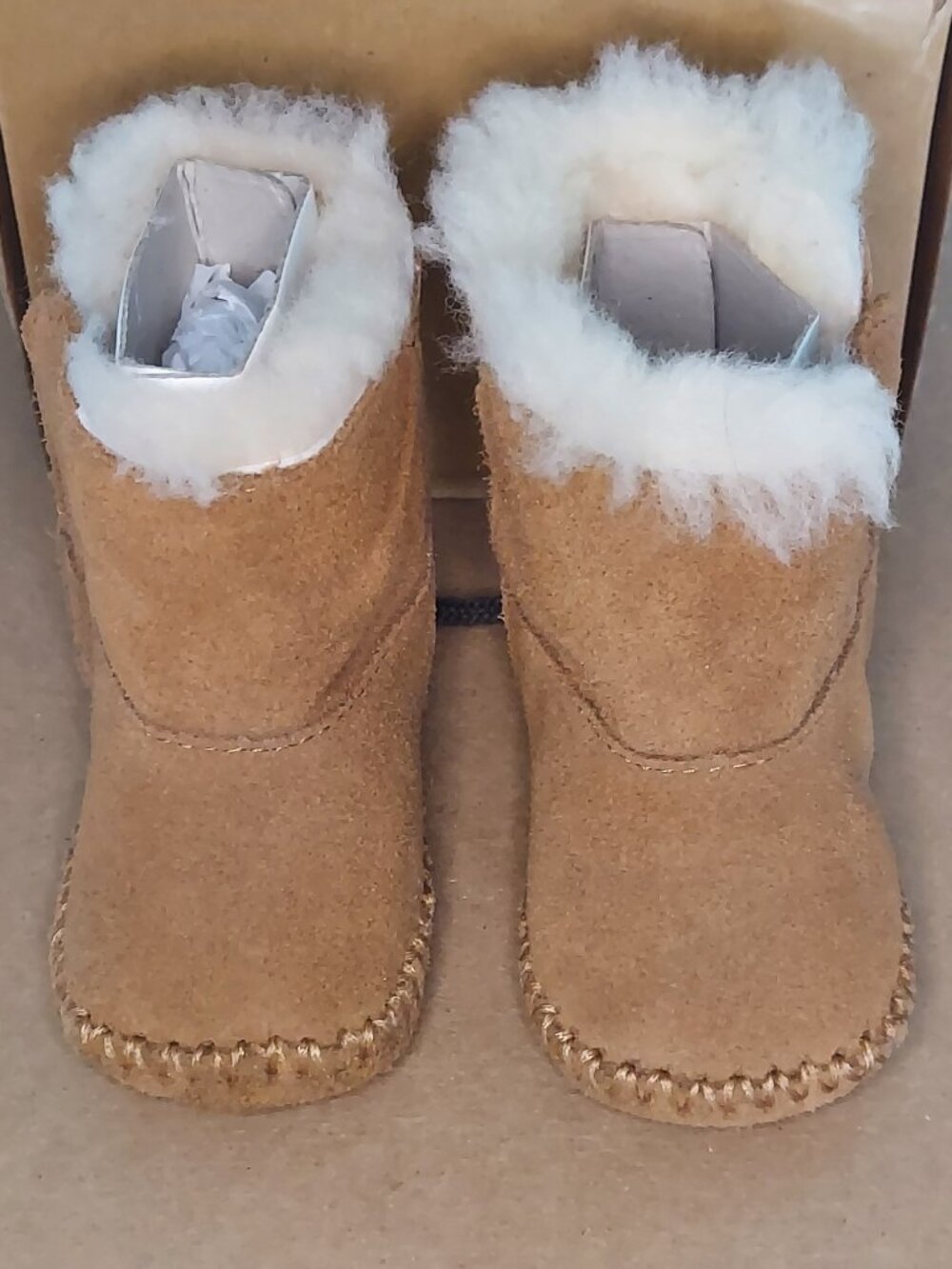 Ugg Baby Fur Lined Booties 0/1 XS 0-6 Months